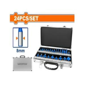 Bộ 24 mũi phay gỗ 6mm Wadfow WRG6P06