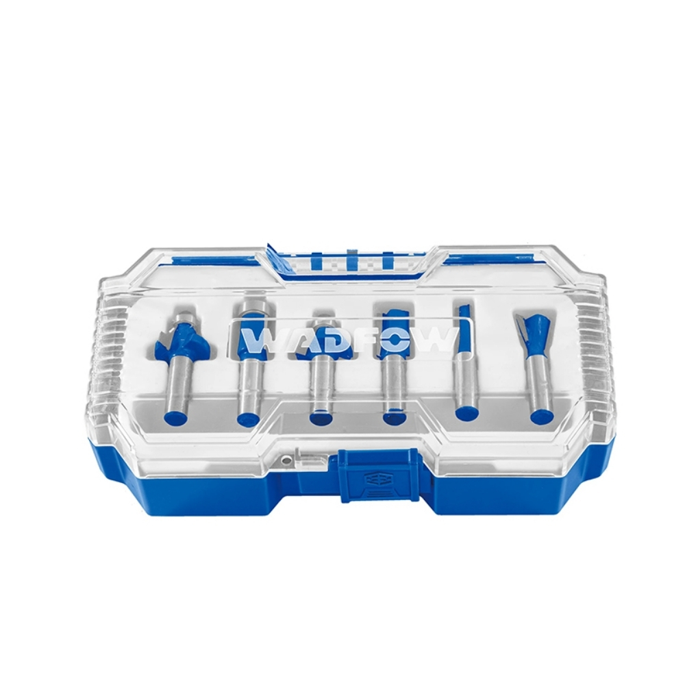Bộ 6 mũi phay gỗ 6mm Wadfow WRKSR0108 2 WRKSR0108-2