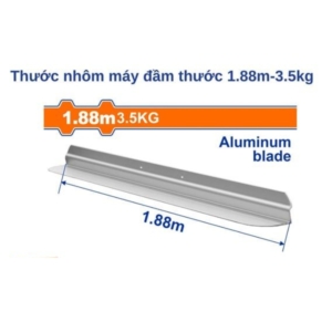 Thước nhôm máy đầm thước 1.88m- 3.5kg Wadfow WSFP1A188