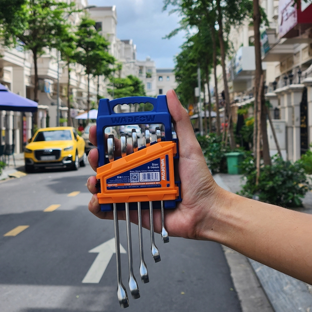 Bộ 5 cờ lê vòng miệng 8- 14mm Wadfow WSP1205 2 WSP1205-2