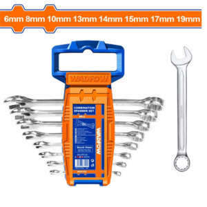 Bộ 8 cờ lê vòng miệng 6- 19mm Wadfow WSP1208