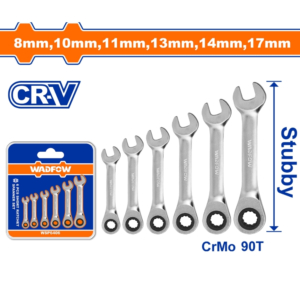 Bộ 6 Cờ lê vòng miệng tự động Wadfow WSP6406