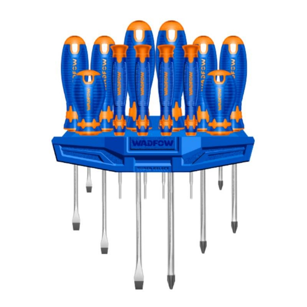 Bộ 16 tua vít dẹp, bake. chính xác Wadfow WSS1416 2 WSS1416-2