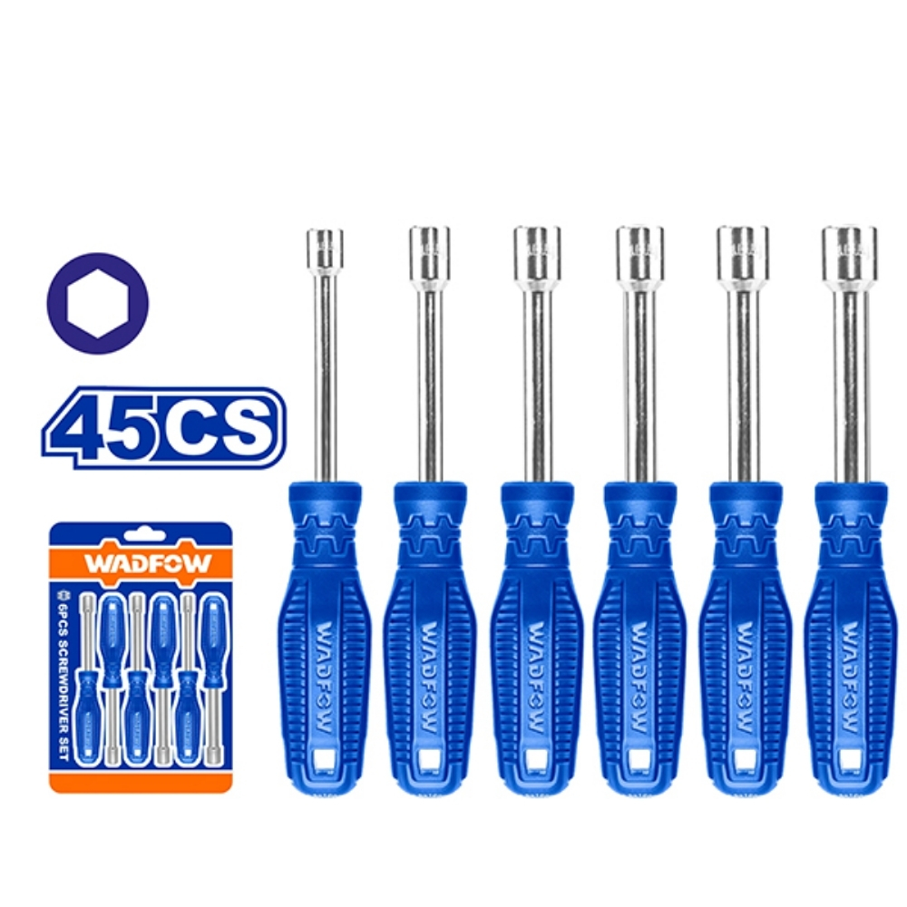 Bộ 6 tua vít đầu lục giác Wadfow WSS24T6 2 WSS24T6-2