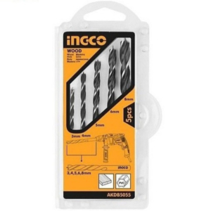 Bộ 5 mũi khoan gỗ Ingco AKDB5055