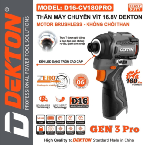 Thân Chuyên Vít 180N.M Đèn Tròn Dekton D16-CV180PRO