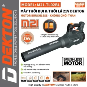 Máy thổi lá dùng pin 21V Dekton M21-TL02BL