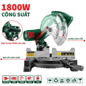 Cắt Nhôm - Cắt Gỗ 255MM-Curoa DK-CN250CR