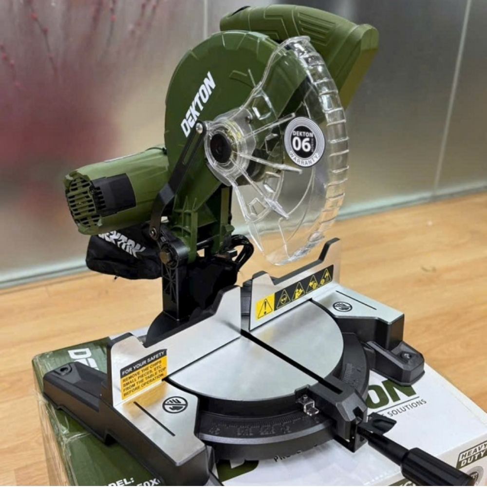 Máy cắt nhôm, gỗ 255mm-Curoa 1800W Dekton DK-CN250XCR (màu Olive) 2 DK-CN250XCR-2