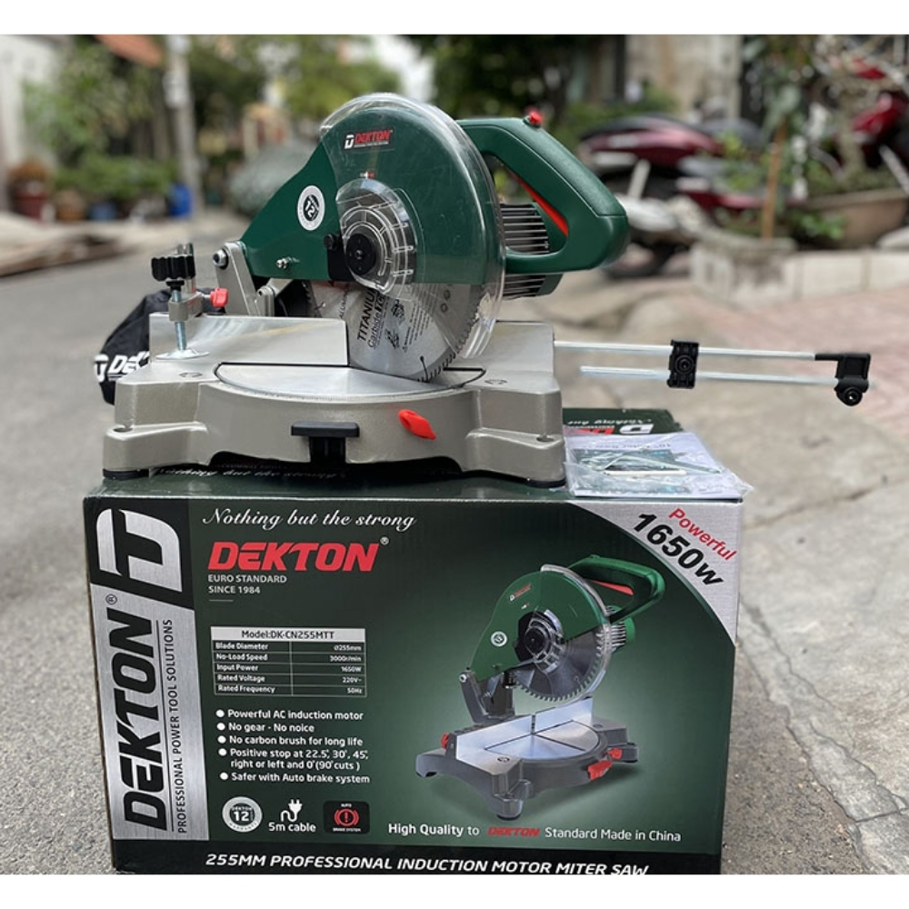 Máy cắt nhôm 1650W Dekton DK-CN255MTT (motor từ) 2 DK-CN255MTT-2