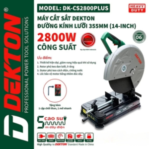 Máy cắt sắt 355mm - 2800W Dekton DK-CS2800PLUS (cao cấp)