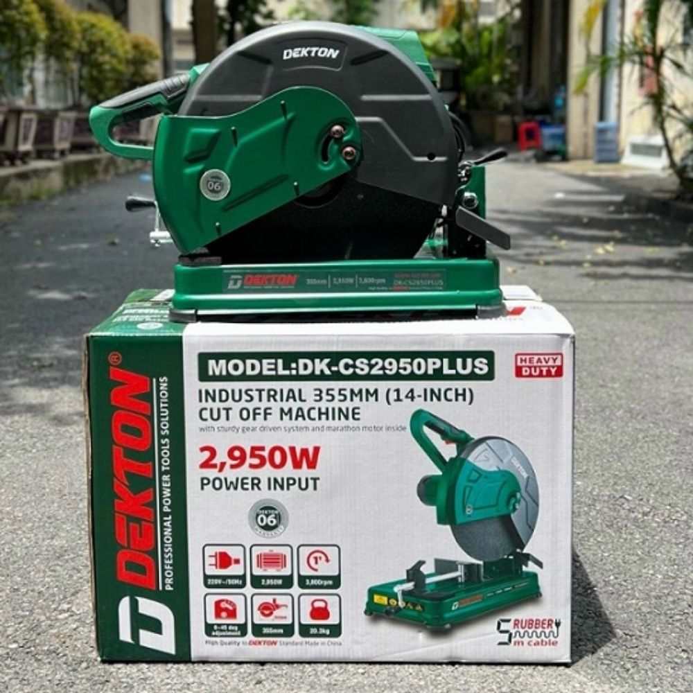 Máy cắt sắt 355mm - 2950W Dekton DK-CS2950PLUS 2 Máy Cắt Sắt Dekton DK-CS2950PLUS