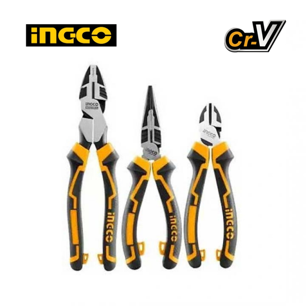 Bộ 3 kềm răng, cắt và nhọn cao cấp Ingco HKHLPS2832 1 Bộ 3 kềm răng,cắt và nhọn cao cấp Ingco HKHLPS2832