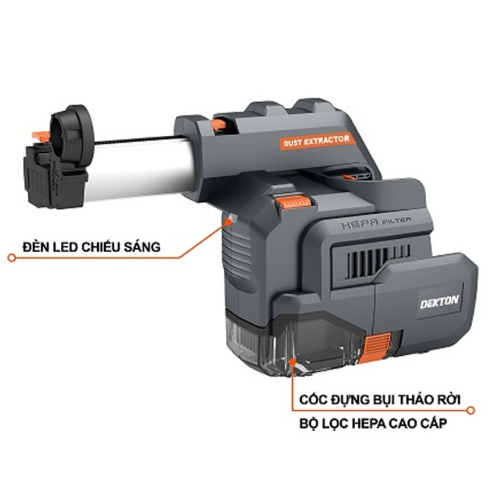Máy hút bụi kết hợp máy khoan Dekton M21-DX2803PRO 2 M21-DX2803PRO-2