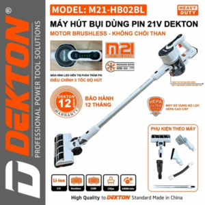 Máy Hút Bụi 21V Dekton M21-HB02BL