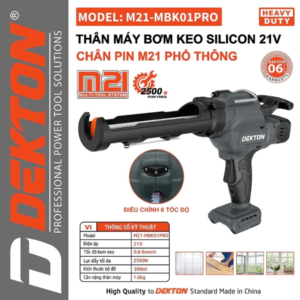 Máy Bơm Keo 21V Dekton M21-MBK01PRO