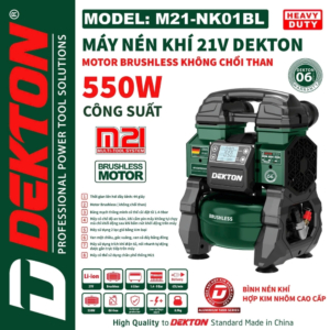 Máy Nén Khí 21V Dekton M21-NK01BL