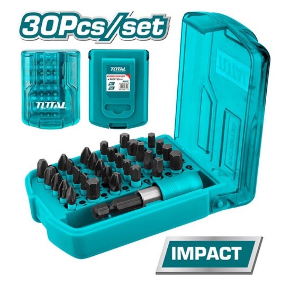 Bộ 30 mũi bắt vít đa năng 25mm Total TACSD18306 1 Bộ 30 mũi bắt vít đa năng 25mm Total TACSD18306