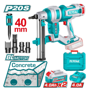 Máy bắn đinh bê tông dùng pin 20V Total TCNLI9008 (2 pin & sạc)