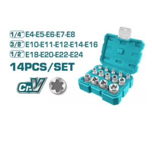 Bộ 14 đầu tuýp loại E Total THKTETS0114