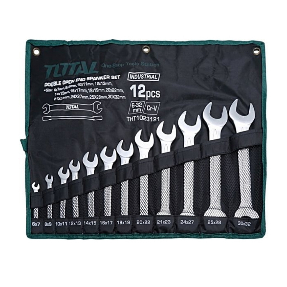 Bộ 12 cờ lê hai miệng (6-32mm) Total THT1023121 1 Bộ 12 cờ lê hai miệng (6-32mm) Total THT1023121