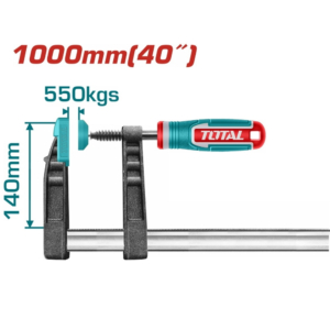 Kẹp gỗ chữ F (140x1000) Total THT1321401