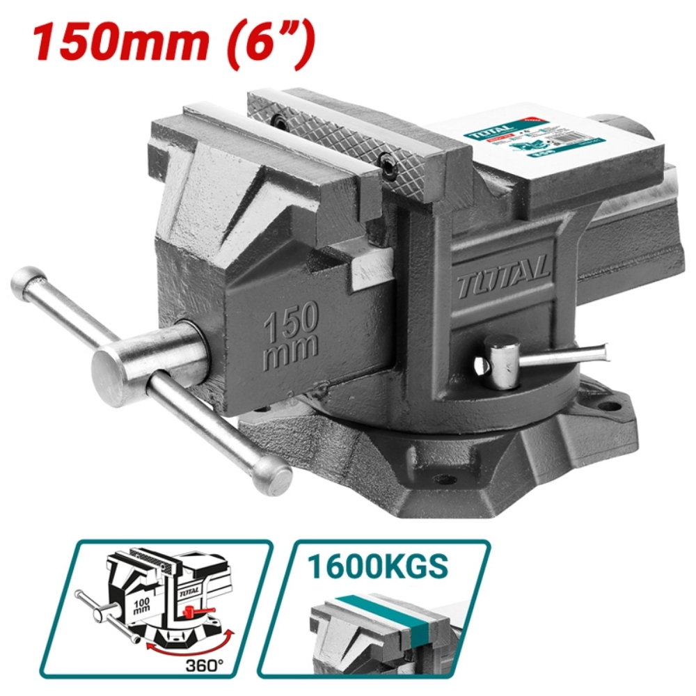 Ê tô kẹp 6 inch Total THT6166 1 Ê tô kẹp (6inch) Total THT6166
