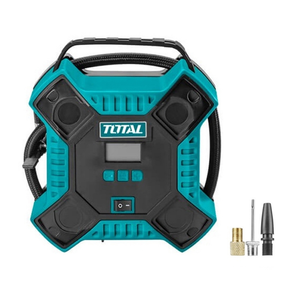 Máy bơm hơi lốp xe ô tô 12V - 160PSI Total TTAC1601 1 Dụng cụ kiểm tra hơi lốp xe ô tô 160PSI Total TTAC1601