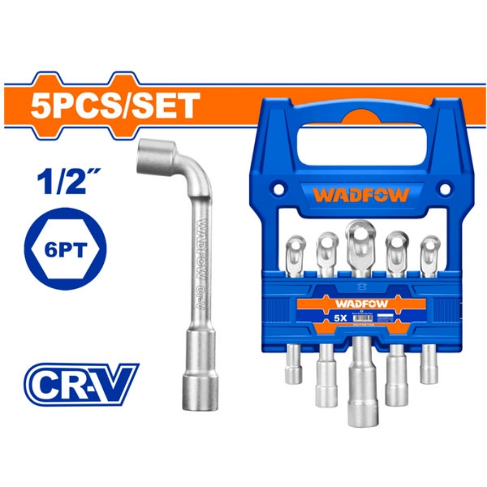 Bộ 5 đầu tuýp tay vặn chữ L Wadfow WTH4205 1 Bộ 5 đầu tuýp tay vặn chữ L Wadfow WTH4205