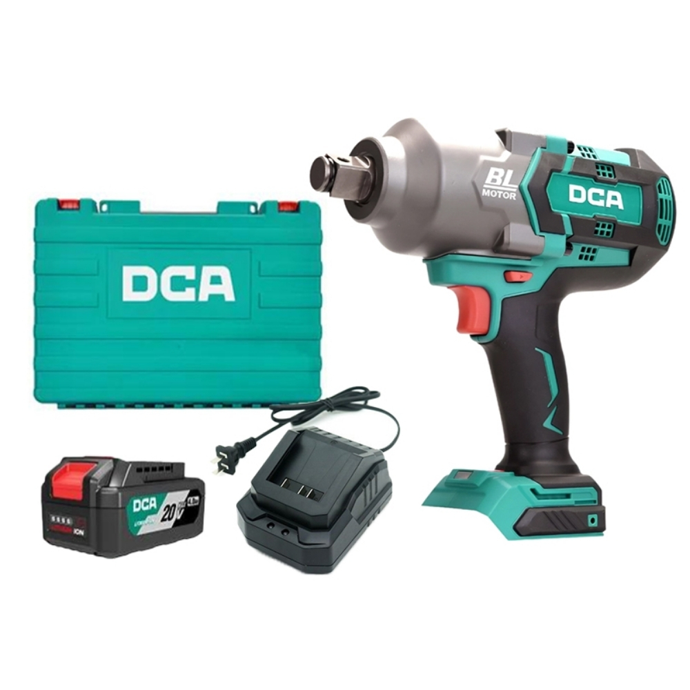 Máy siết bu lông dùng pin 20V 1700Nm DCA ADPB998DM (1 pin & sạc) 1 Máy siết buloong không chổi than dùng pin DCA ADPB998DM