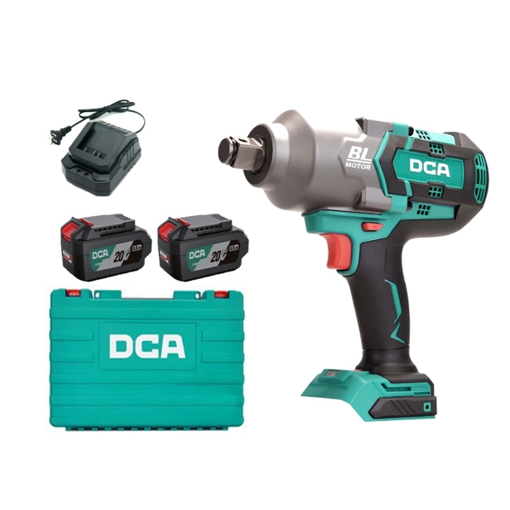 Máy siết bu lông dùng pin 20V 1700Nm DCA ADPB998H2K (2 pin & sạc) 1 Máy siết buloong không chổi than dùng pin DCA ADPB998H2K