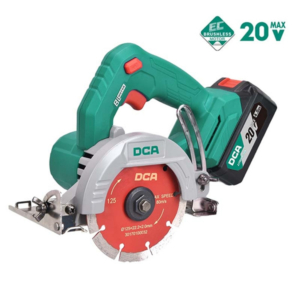 Máy cắt đá không chổi than dùng pin DCA ADZE125Z