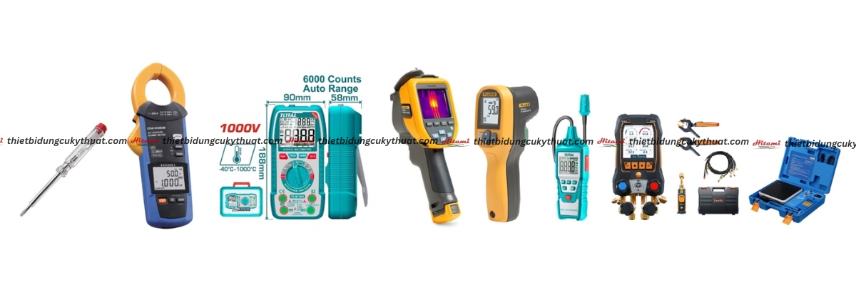 Máy móc và công cụ dành cho THỢ ĐIỆN LẠNH 12 Các thiết bị đo kiểm điện lạnh