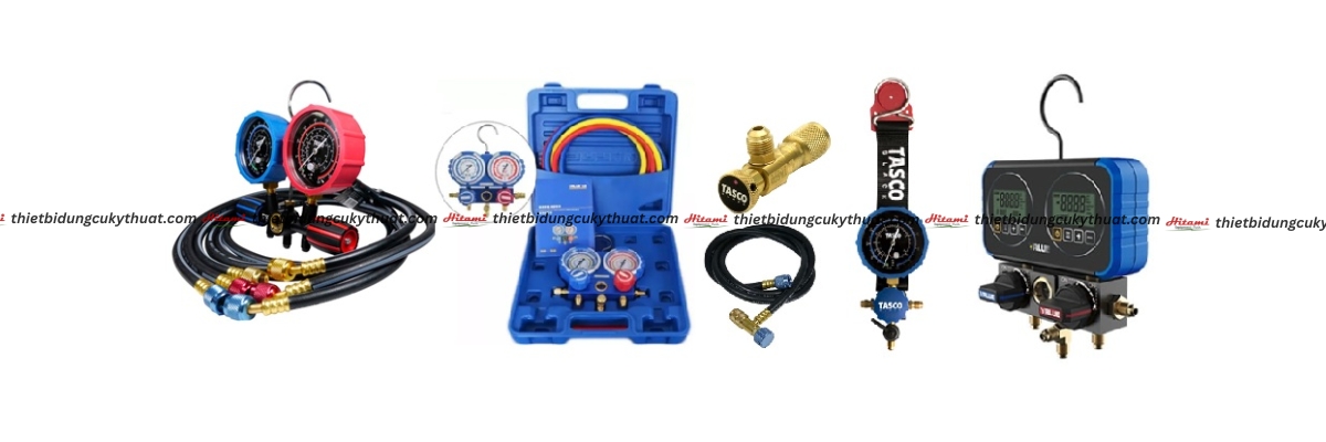 Máy móc và công cụ dành cho THỢ ĐIỆN LẠNH 3 Các loại đồng hồ nạp gas điện lạnh hiện nay
