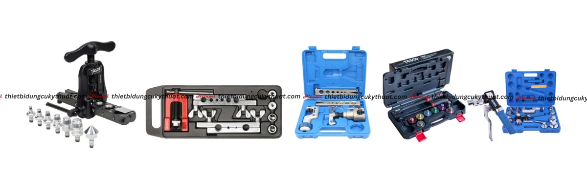 Máy móc và công cụ dành cho THỢ ĐIỆN LẠNH 7 Bộ dụng cụ leo lã nong ống đồng máy lạnh cơ thủy lực