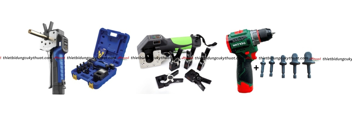 Máy móc và công cụ dành cho THỢ ĐIỆN LẠNH 8 Máy loe lã nong ống đồng máy lạnh dùng pin