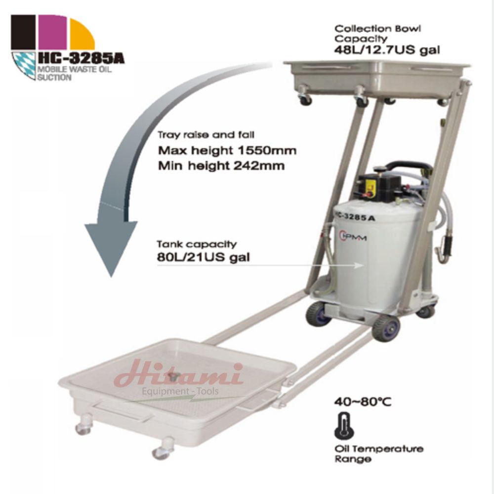 Thiết Bị Hứng Hút Nhớt Thải HPMM HC-3285A Khay Hứng Nằm 4 Thiet-Bi-Hung-Hut-Nhot-Thai-Khi-Nen-HPMM-HC-3285A-Khay-Hung-Nam-Binh-Chua-80-lit