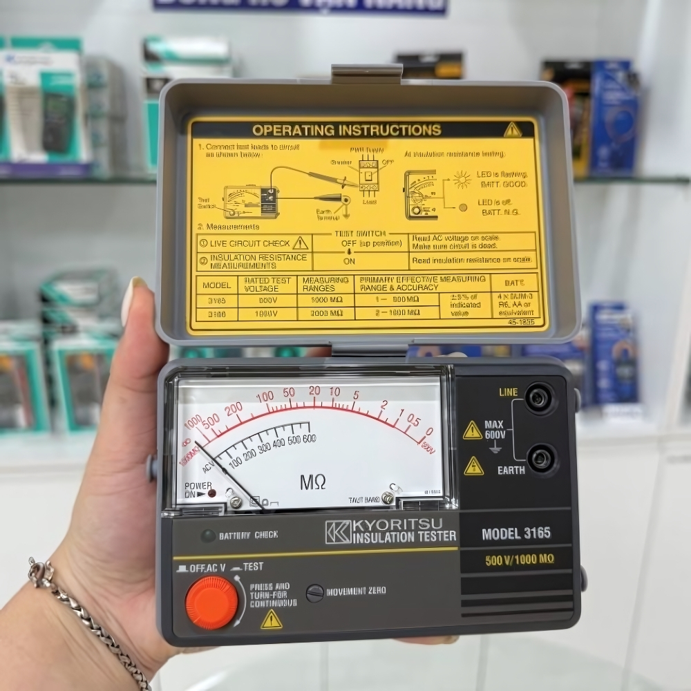 Thiết bị đo điện trở cách điện Kyoritsu 3165 3 3165-3