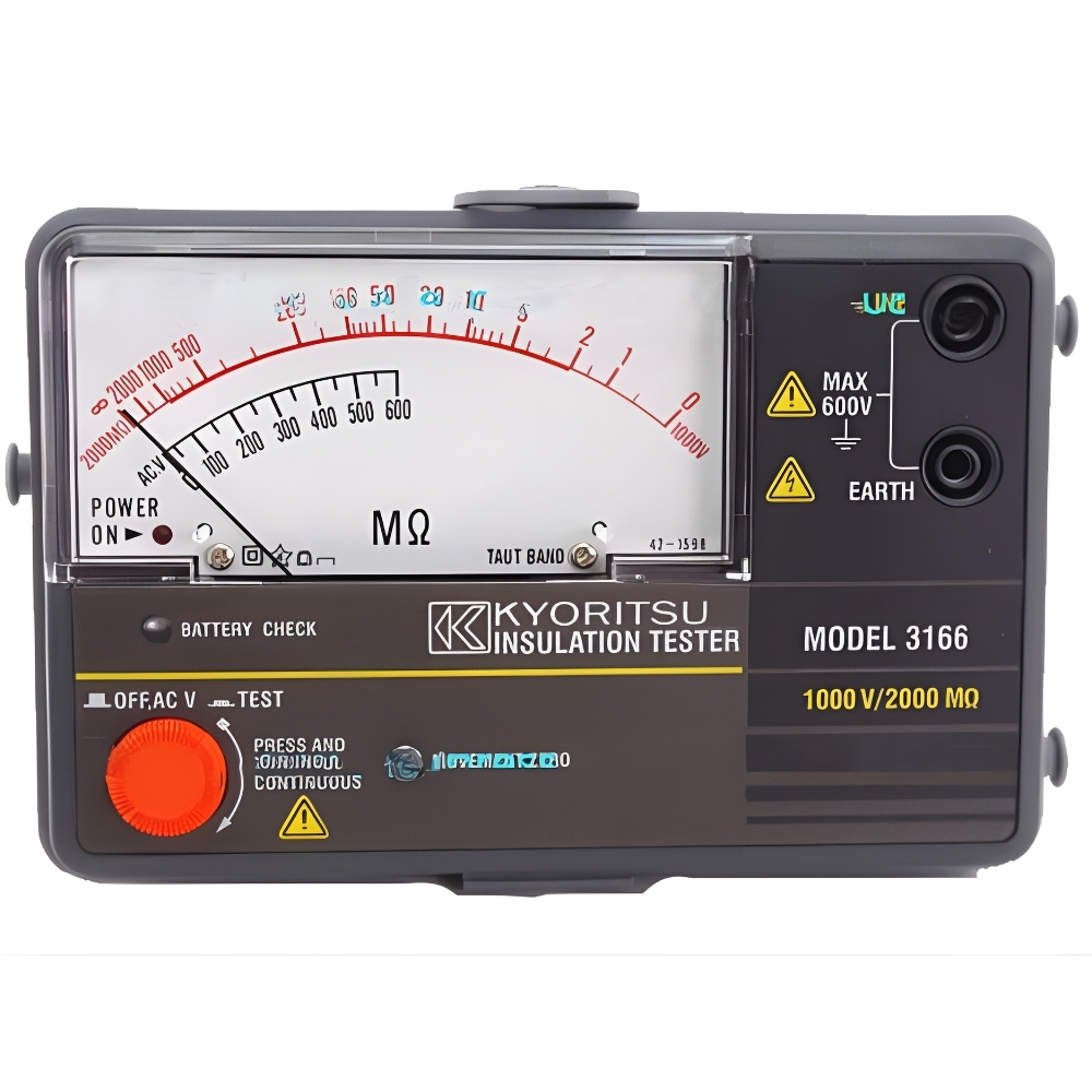 Thiết bị đo điện trở cách điện Kyoritsu 3166 1 Thiết bị đo điện trở cách điện Kyoritsu 3166