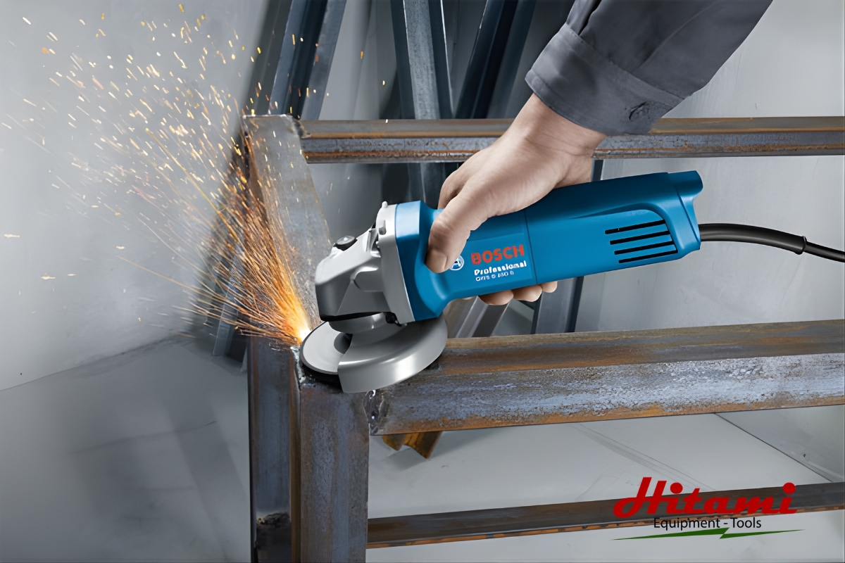 Máy mài cầm tay loại nào tốt nhất? Cách lựa chọn phù hợp 4 Máy mài cầm tay dùng để mài sắt