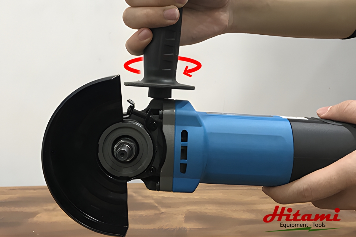 Nguyên nhân máy mài góc bị rung và cách khắc phục 4 Tháo lắp máy mài góc