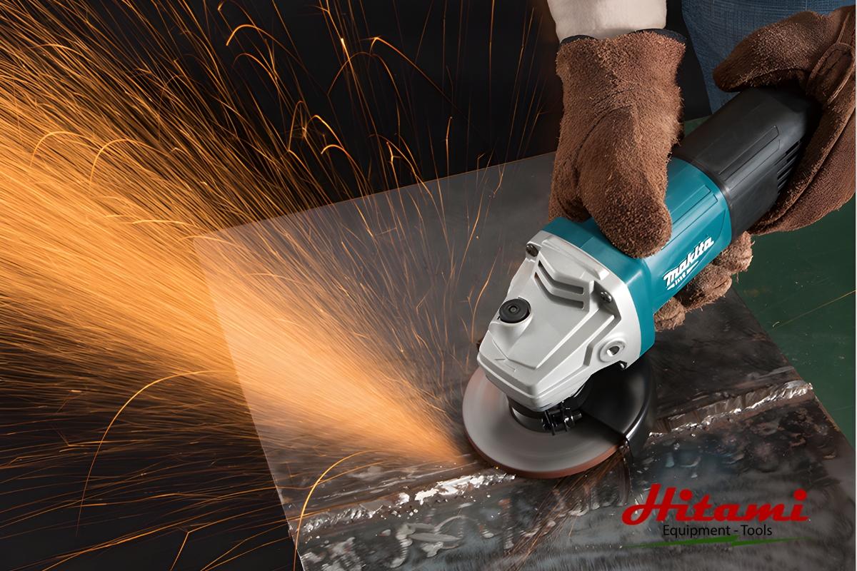 Các loại máy mài và ứng dụng phổ biến hiện nay 4 Máy mài được sử dụng để mài sắt