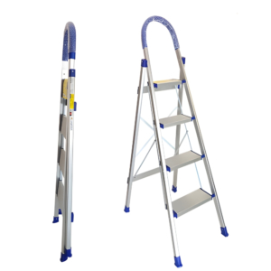 Thang nhôm ghế tay vịn 4 bậc 1.44m Nikita DL04