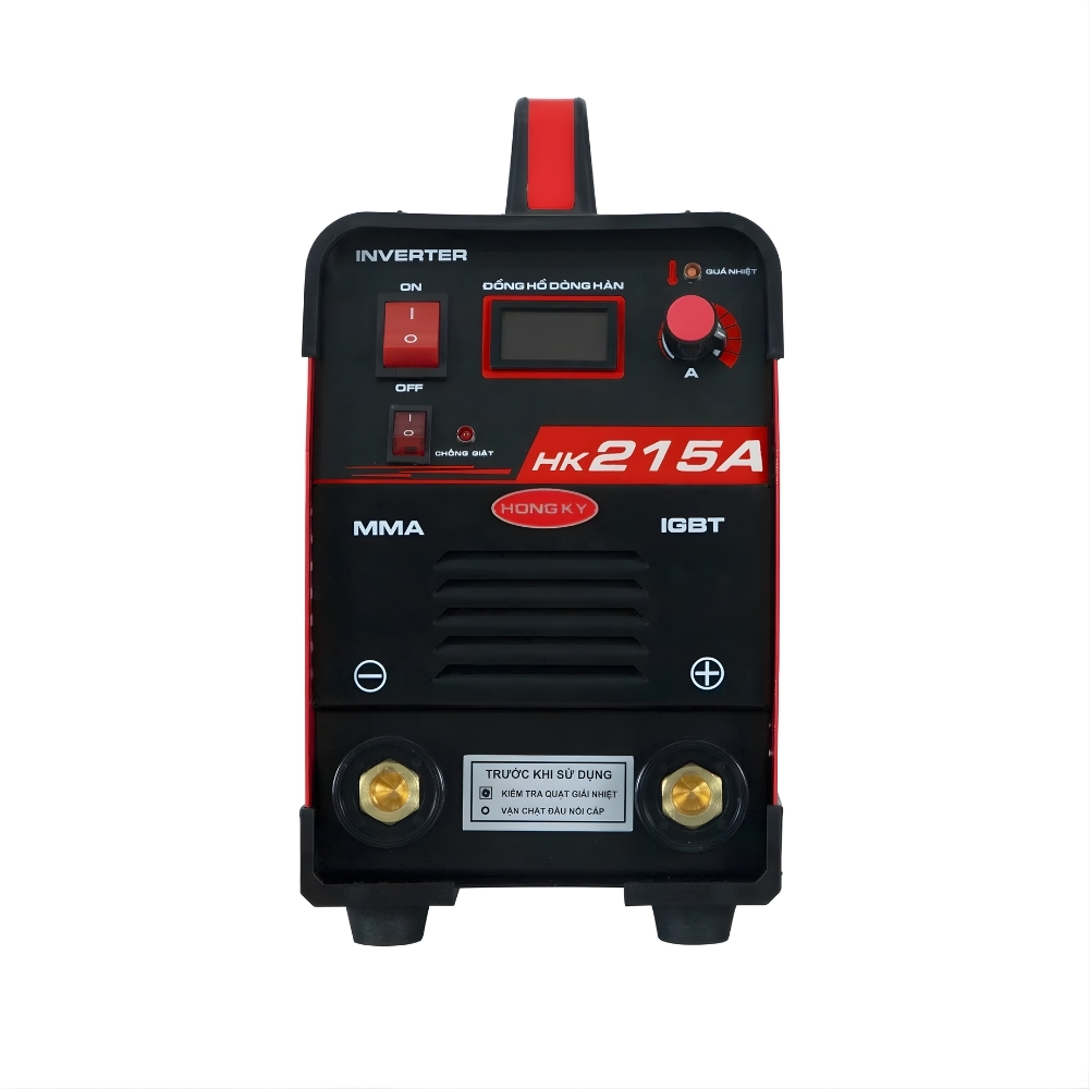 Máy hàn que chống giật 215A 220V Hồng Ký HK215A 2 HK215A-2