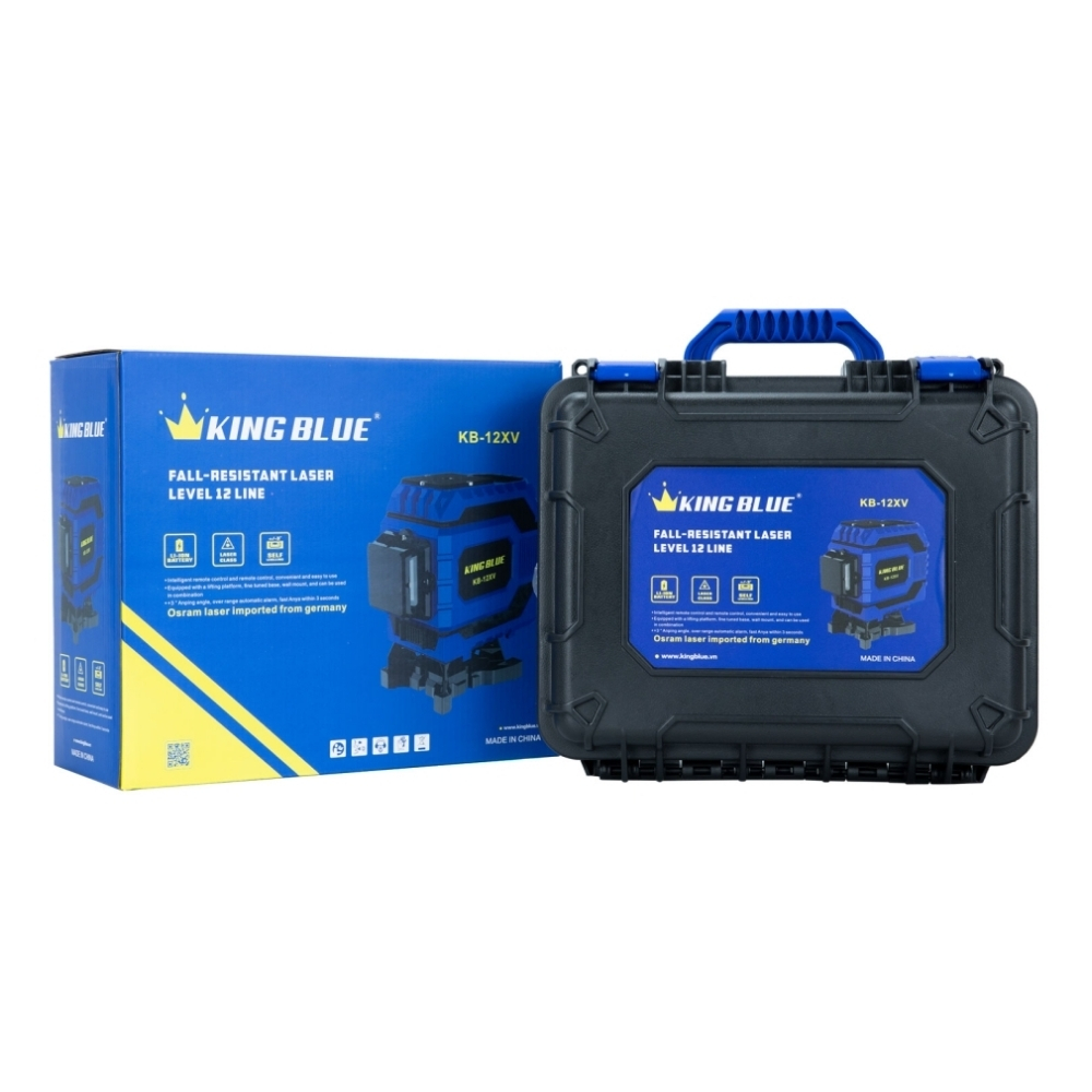 Máy đo mức cân bằng laser 12 tia King Blue KB-12XV 10 King-Blue-KB-12XV-9