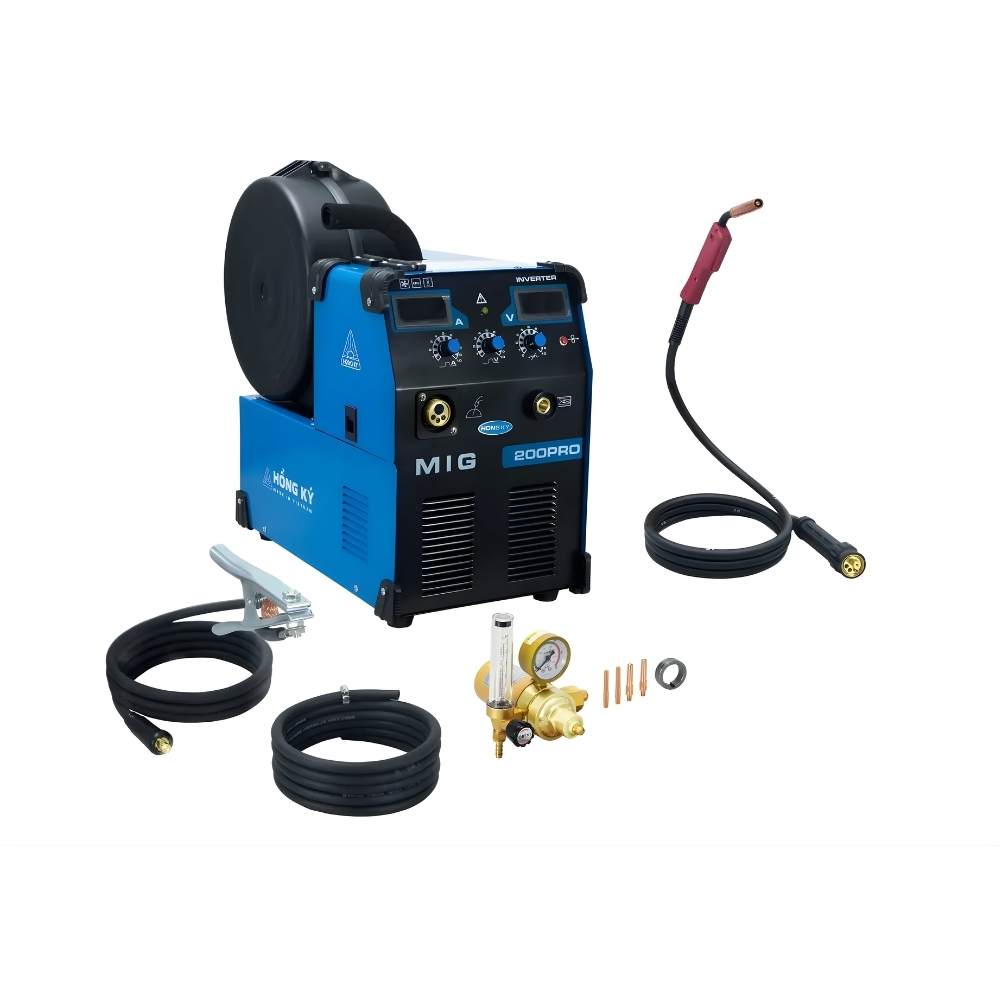 Máy hàn MIG 200A 220V Hồng Ký MIG200PRO 1 Máy hàn MIG 200A 220V Hồng Ký MIG200PRO