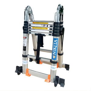 Thang nhôm rút chữ A 4m Nikita NKT-ADI80