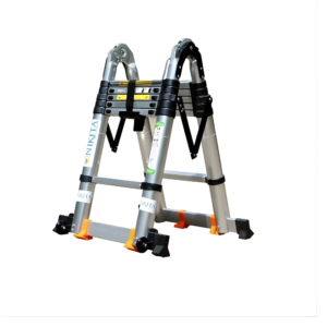 Thang nhôm rút chữ A có bánh xe 3.6m Nikita NKT-AID72