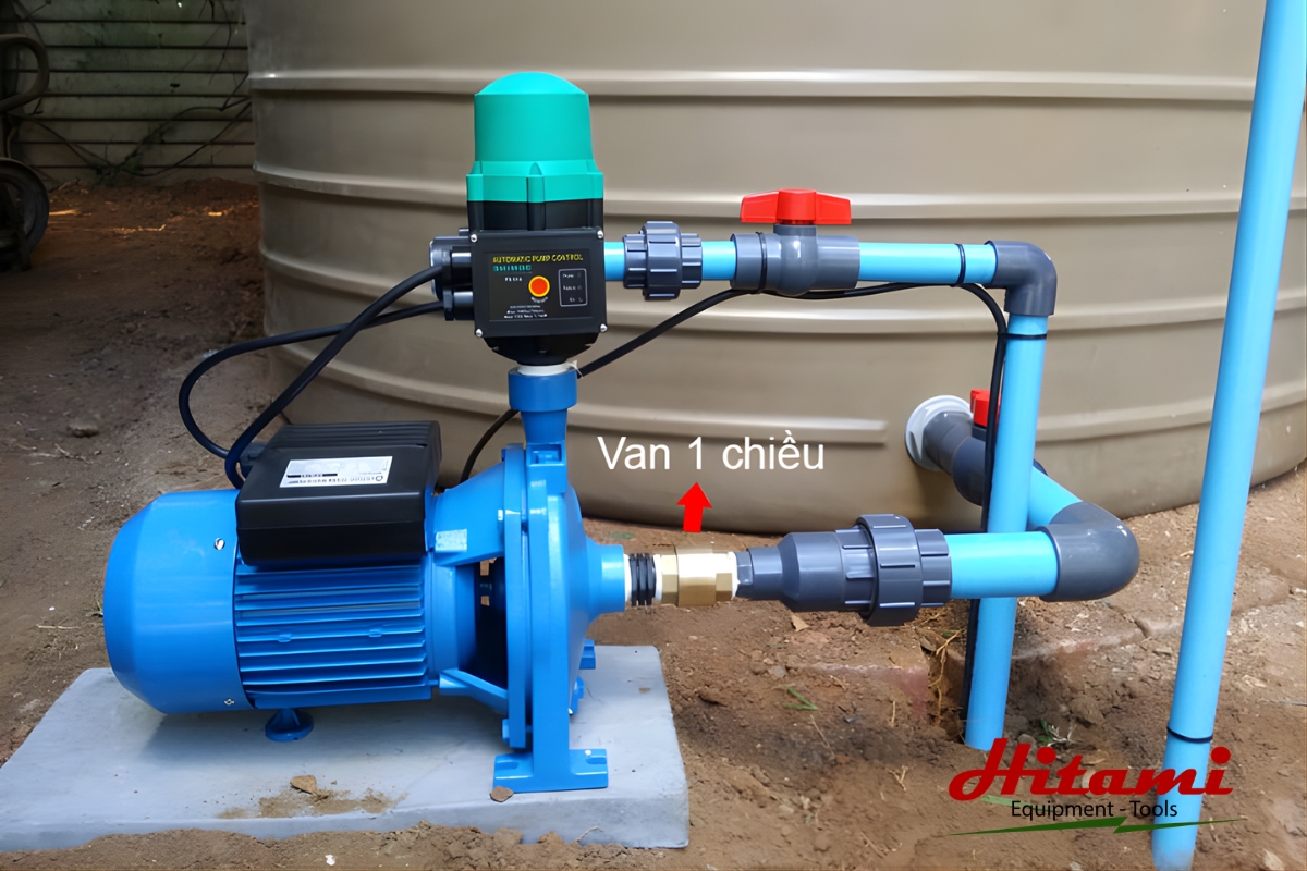 Nguyên nhân máy bơm không đẩy được nước lên cao và cách khắc phục 2 Van một chiều của máy bơm