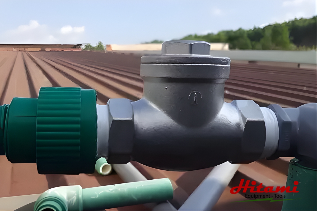 Vì sao máy bơm tăng áp chạy ngắt liên tục? Cách xử lý tại nhà 5 Kiểm tra van 1 chiều